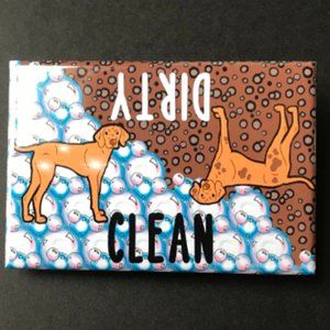 Vizsla Dog Dishwasher Magnet Kitchen Cleaning Sign
